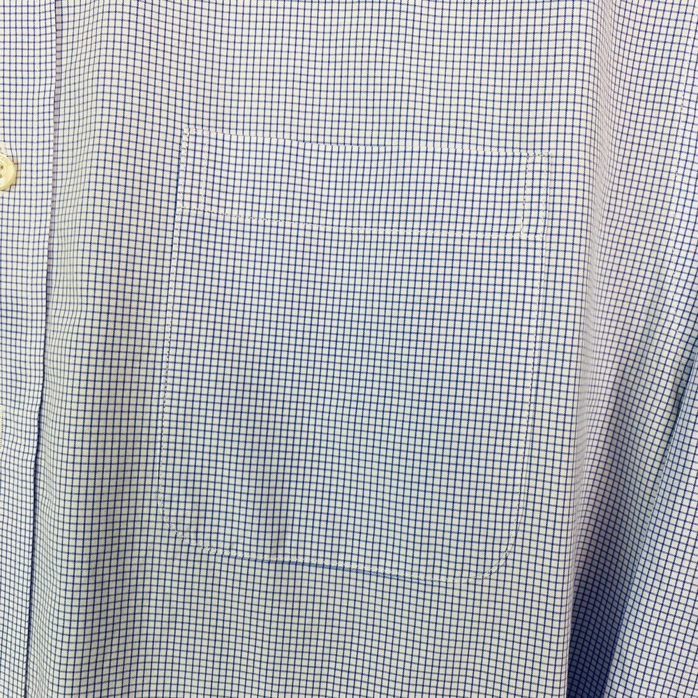 Vineyard Vines Mens Shirts‎ Large L/S Blue White Check Murray Shirt 100% Cotton - Picture 6 of 10
